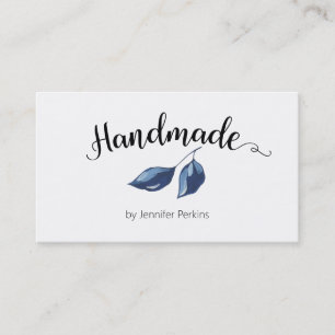 Aquarelle minimaliste Carte de visite artisanal