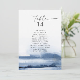 Aquarelle moderne   Cartes Bleues pour le tableau 