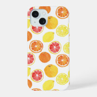 Aquarelle Motif de fruits d'agrumes