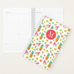 Aquarelle Motif de fruits en conserve
