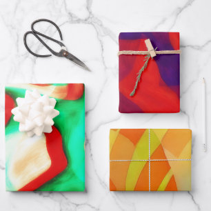 Aquarelle papier d'enveloppement d'art Abstrait co