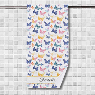 Aquarelle papillon Couleur Motif coloré Nom person