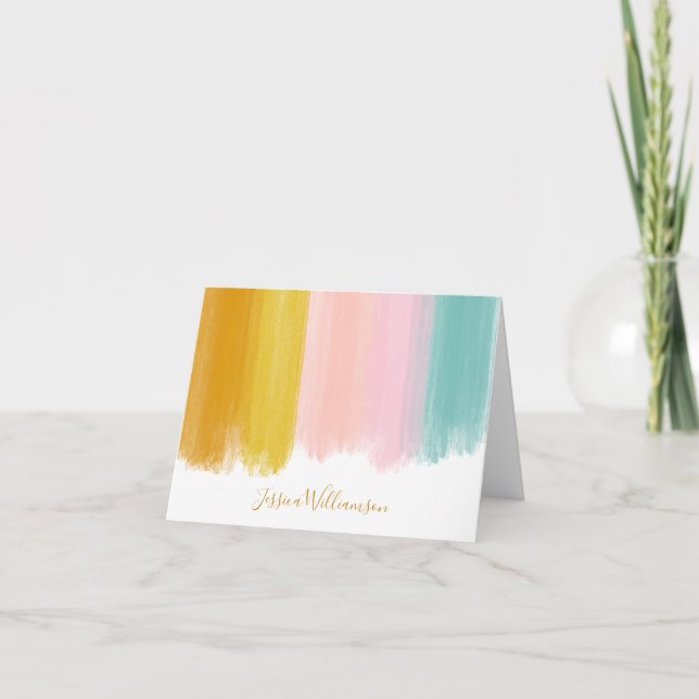 Aquarelle Pastel : touches personnalisées (Devant)