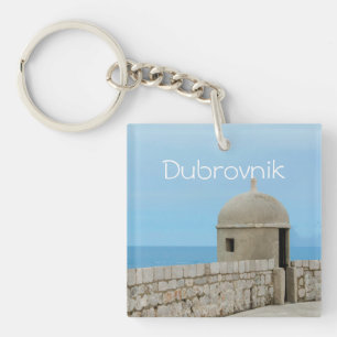 Aquarelle peinture de la muraille de Dubrovnik