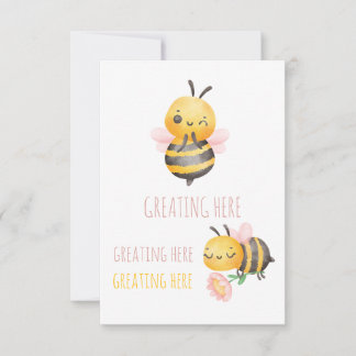 Aquarelle personnalisable Carte de remerciements d