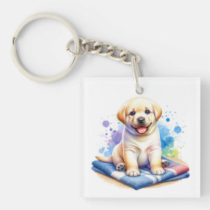 Aquarelle personnalisée Chien chiot