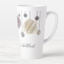 Aquarelle personnalisée Mug en latte