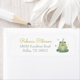 Aquarelle Petit champignon avec étiquette de greno