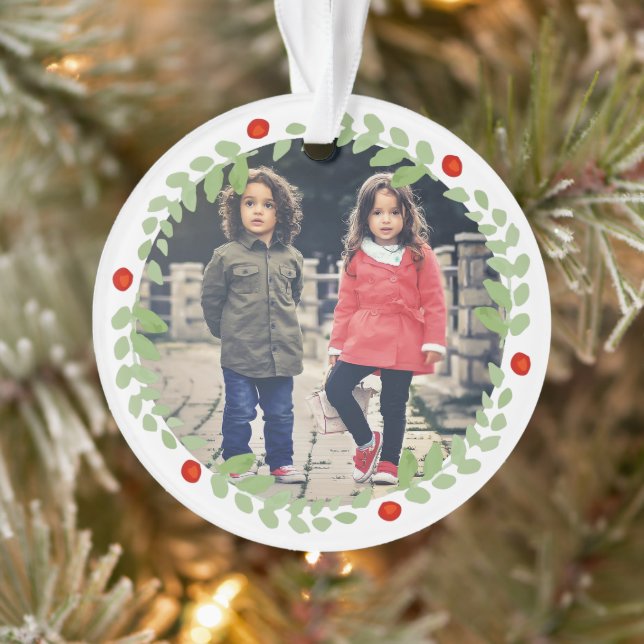 Aquarelle photo de Noël (Arbre)
