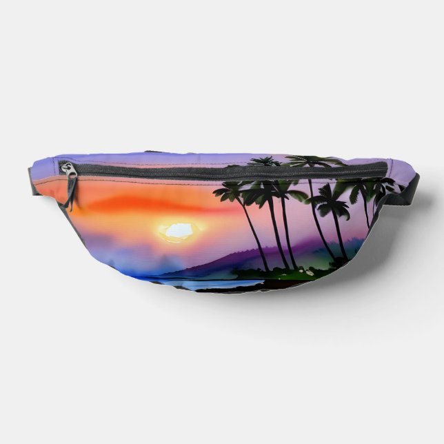 Aquarelle Pittoresque de plage Tropical (Poser)