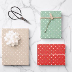 Aquarelle Points de Noël Envelopper les feuilles d