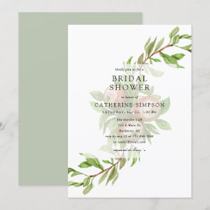 Aquarelle pomme nuptiale invitation