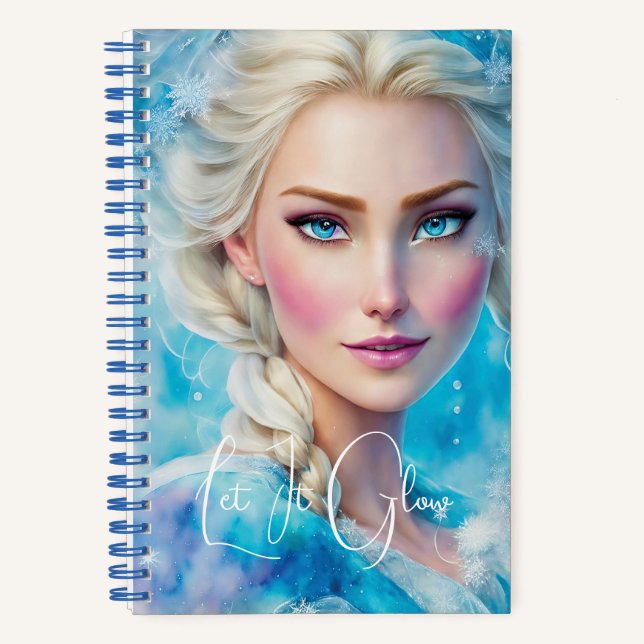 Aquarelle Portrait Elsa Carnet congelé (Recto)