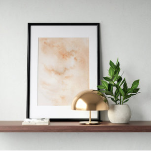 Aquarelle poster Abstrait Art moderne géométrique