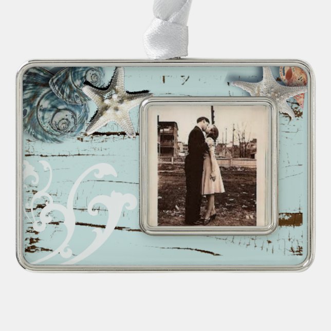 Aquarelle Rahmen-Ornament Silber (Vorderseite)