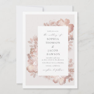 Aquarelle Romance Invitation