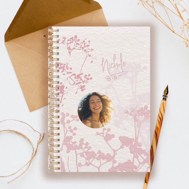 Aquarelle rose pâle Fleur sauvage Jardin Photo (Créateur téléchargé)