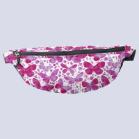 Aquarelle rose papillon