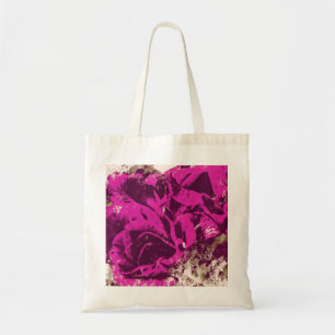 Aquarelle Rose violet sac fourre-tout