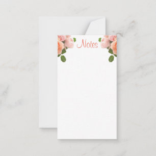 Aquarelle Roses Calligraphié Script Modèle Chic