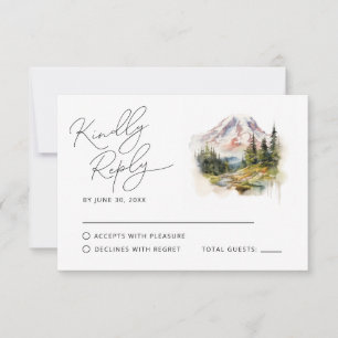 Aquarelle RSVP Mount Rainier Washington