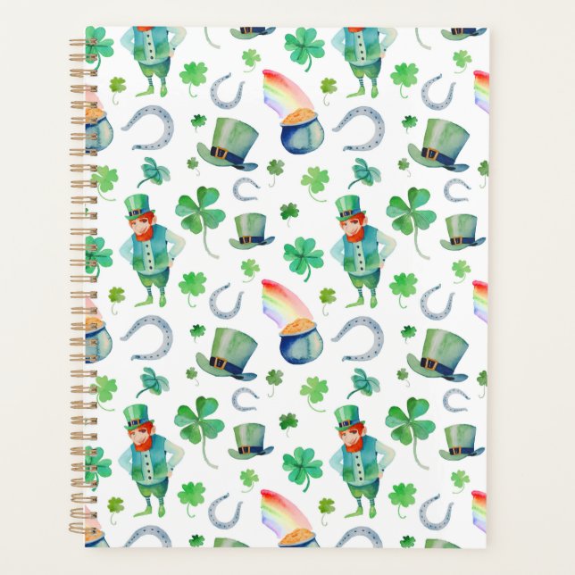Aquarelle Saint Patrick's Day Motif (Devant)