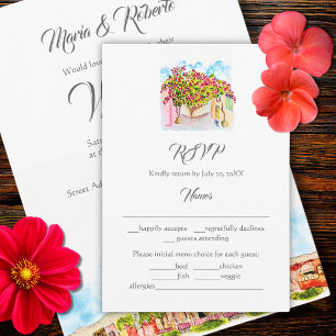 Aquarelle San Miguel de Allende Carte de mariage R