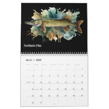 Aquarelle série : Calendrier Fish Aura 3