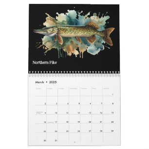 Aquarelle série : Calendrier Fish Aura 3
