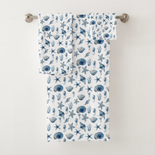 Aquarelle sous le Motif de mer
