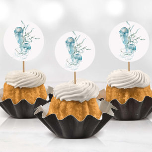 Aquarelle sous mer Stickers méduses