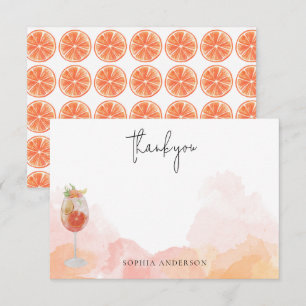 Aquarelle Spritz Orange qui est Amore Merci