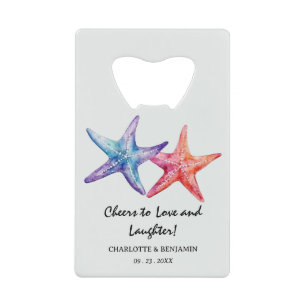 Aquarelle Starfish Beach Mariage Faveur