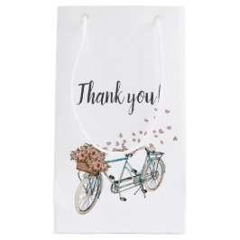 aquarelle tandem vélo merci pour le sac