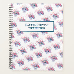 Aquarelle Tropical Fish Motif Planners
