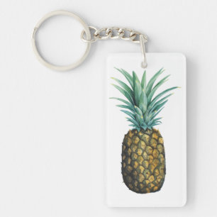 Aquarelle tropicale à ananas