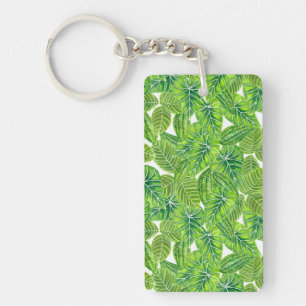 Aquarelle tropicale feuille design motif