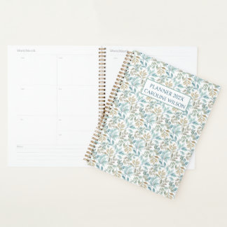 Aquarelle turquoise botanique Stylish bleu non dat