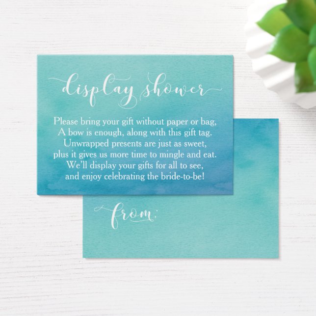 Aquarelle turquoise Sans Fête des mariées d'emball (Bureau)