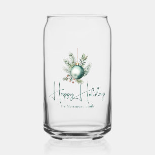 Aquarelle Vert ornement tendance Fête de vacances