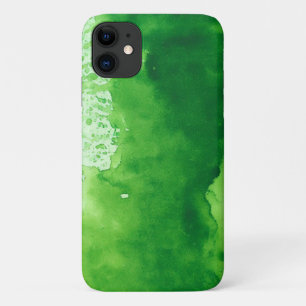 aquarelle vert texture arrière - plan coques iphon