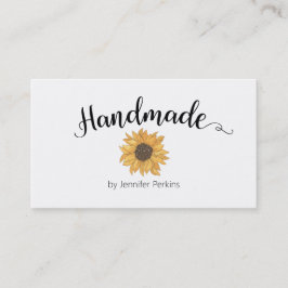 Aquarelle vintage Floral Carte de visite artisanal