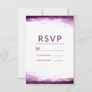 Aquarelle Violet Boysenberry Chic Moderne RSVP