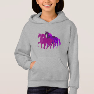 Aquarelle violette Imaginaire Cheval Déroulement