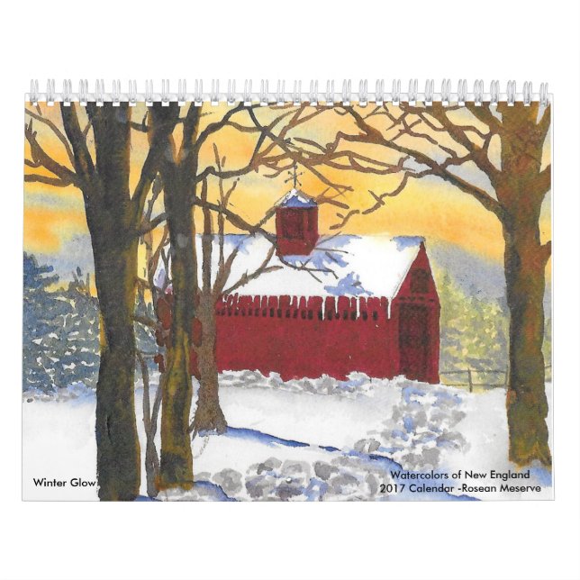 Aquarelle von Neu-England Kalender-Meserve 2017 Kalender (Titelbild)