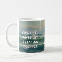 Aquarelle Waves Reveal Mug - Ride Waves