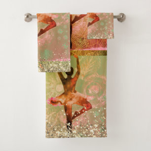 Aquarelle Whimsical Glittery Ballerina
