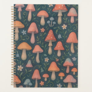 Aquarelle Whimsical Motif de champignon