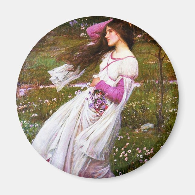 Aquarelle Windflowers Magnet (Devant)
