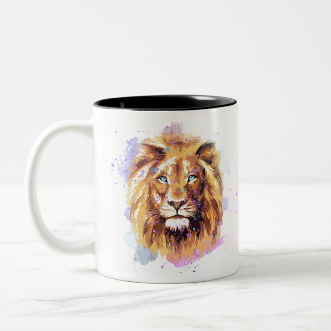 Aquarelle Zweifarbige Tasse (Links)
